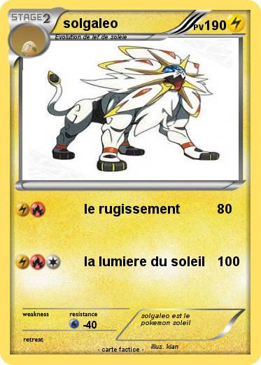 Pokemon solgaleo