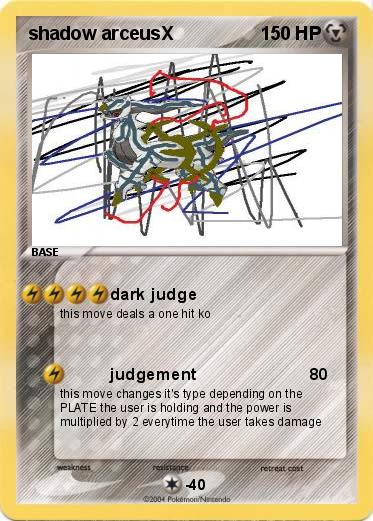Pokemon shadow arceusX