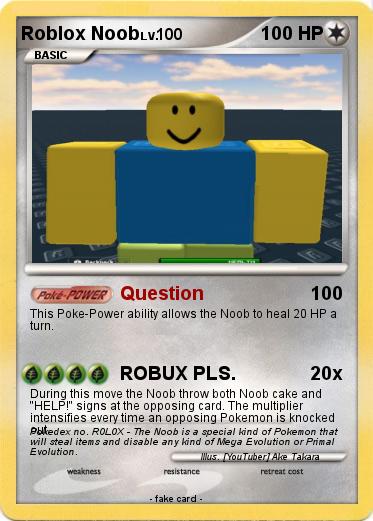 Pokemon Roblox Noob