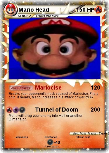 Pokemon Mario Head