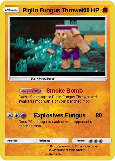 Pokemon Piglin Fungus Thrower