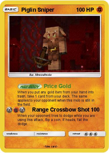 Pokemon Piglin Sniper