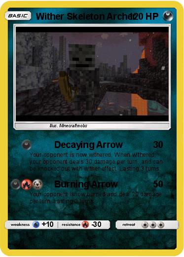 Pokemon Wither Skeleton Archer