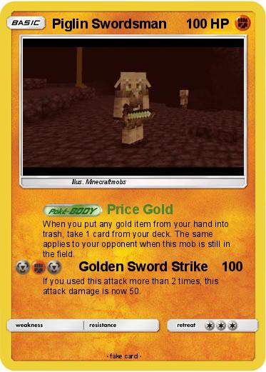 Pokemon Piglin Swordsman