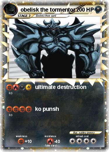 Pokemon obelisk the tormentor