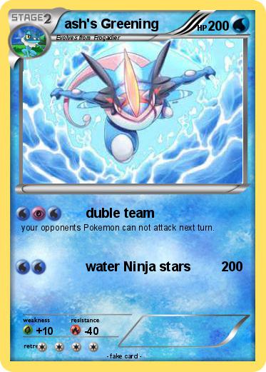 Pokemon ash's Greening