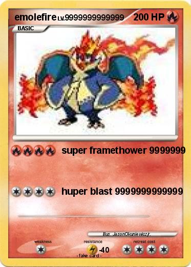 Pokemon emolefire