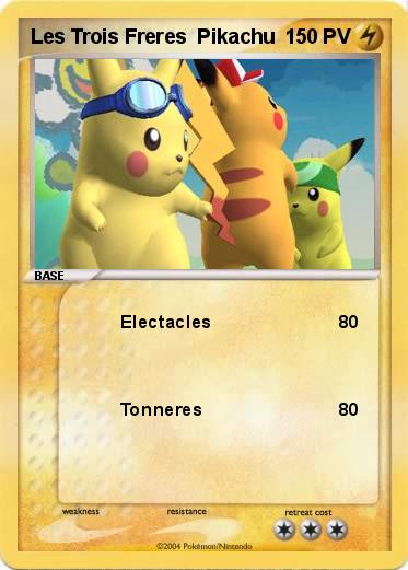 Pokemon Les Trois Freres  Pikachu