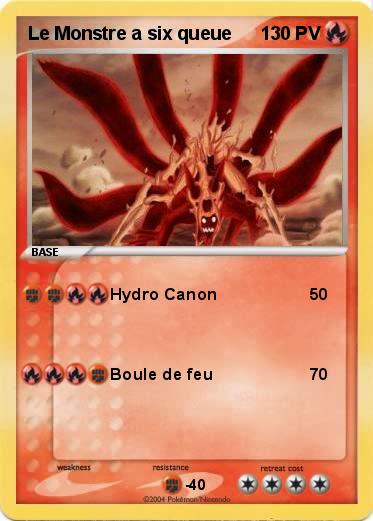 Pokemon Le Monstre a six queue