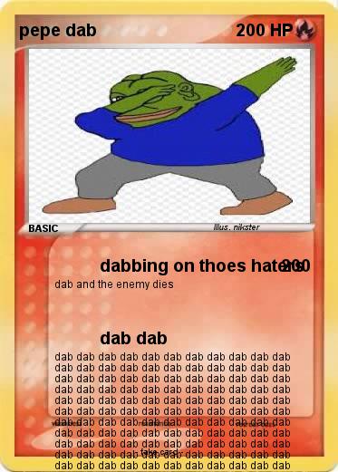 Pokemon pepe dab