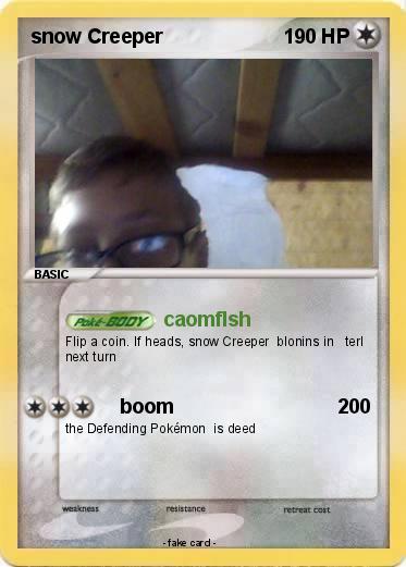 Pokemon snow Creeper