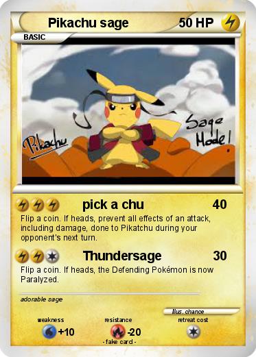 Pokemon Pikachu sage