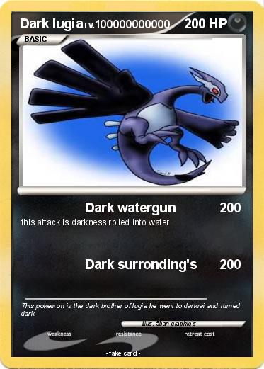 Pokemon Dark lugia