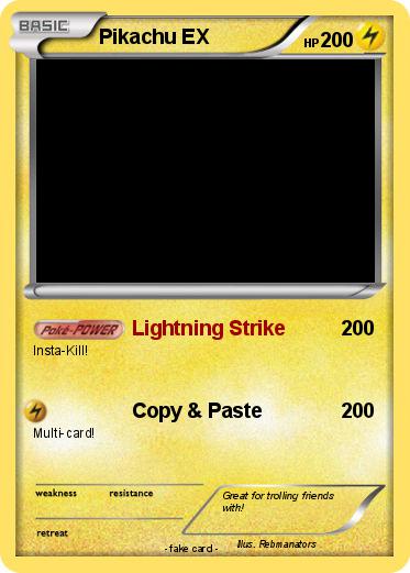Pokemon Pikachu EX