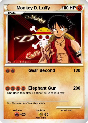 Pokemon Monkey D. Luffy