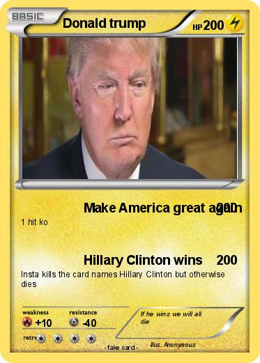 Pokemon Donald trump
