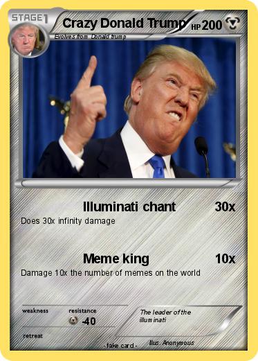 Pokemon Crazy Donald Trump
