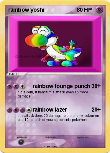 Pokemon rainbow yoshi