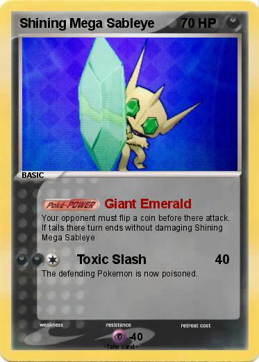 Pokemon Shining Mega Sableye