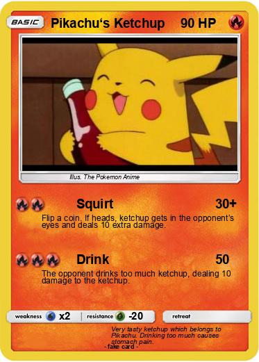 Pokemon Pikachu‘s Ketchup