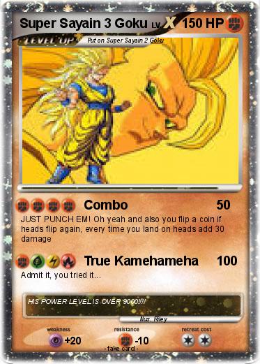 Pokemon Super Sayain 3 Goku