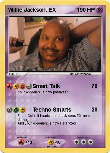 Pokemon Willie Jackson. EX