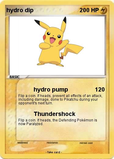 Pokemon hydro dip