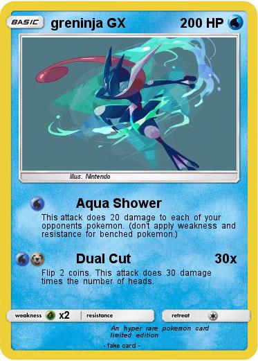 Pokemon greninja GX