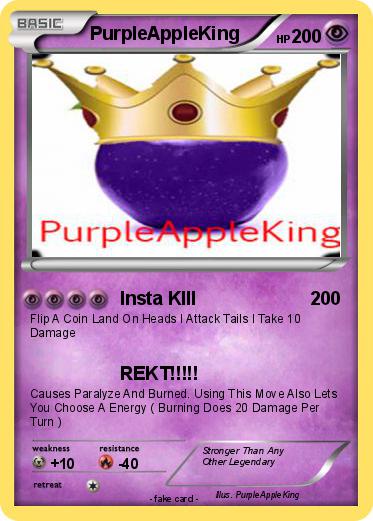 Pokemon PurpleAppleKing