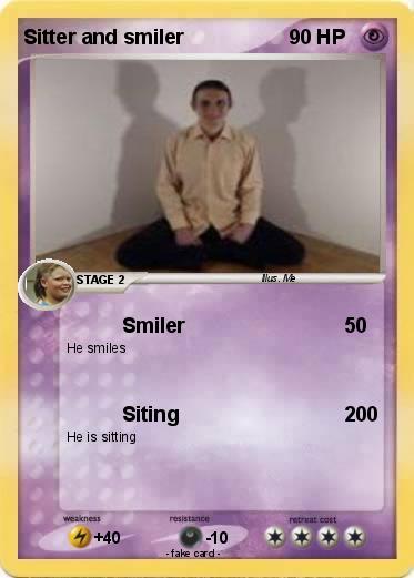 Pokemon Sitter and smiler