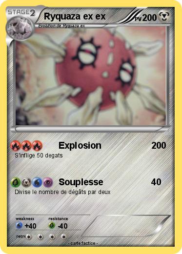 Pokemon Ryquaza ex ex