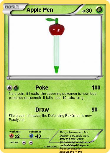Pokemon Apple Pen
