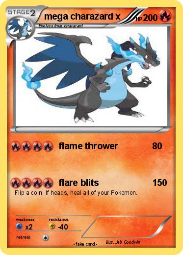 Pokemon mega charazard x
