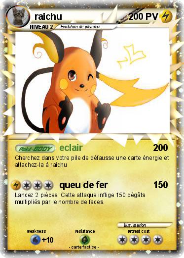 Pokemon raichu