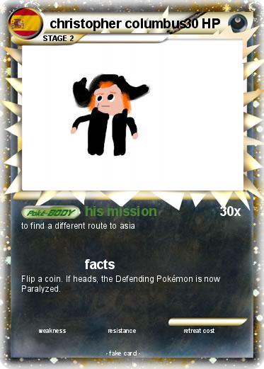 Pokemon christopher columbus