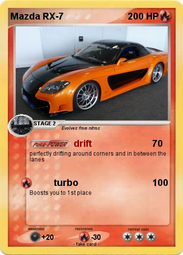 Pokemon Mazda RX-7