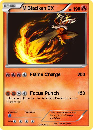 Pokemon M Blaziken EX