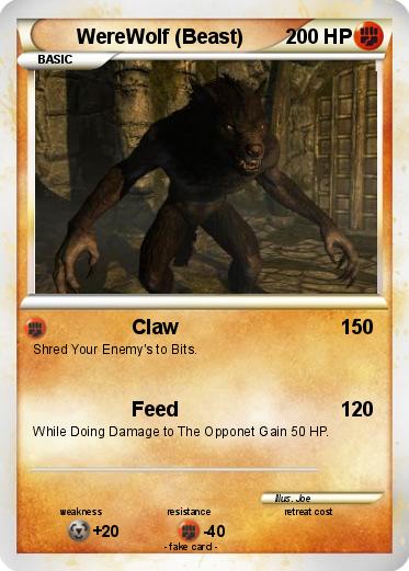 Pokemon WereWolf (Beast)