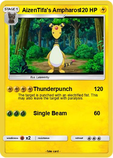 Pokemon AizenTifa's Ampharos