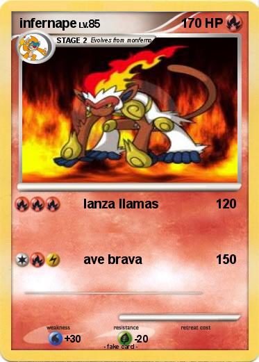 Pokemon infernape
