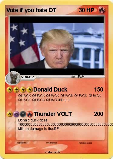 Pokemon Vote if you hate DT
