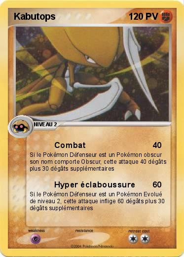 Pokemon Kabutops