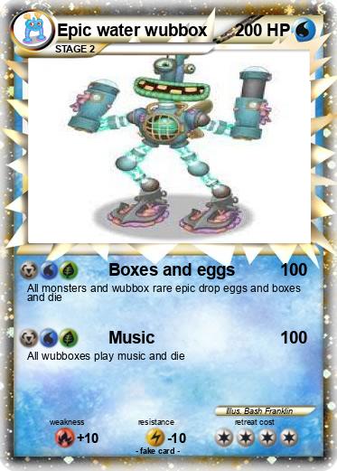 Pokemon Epic water wubbox