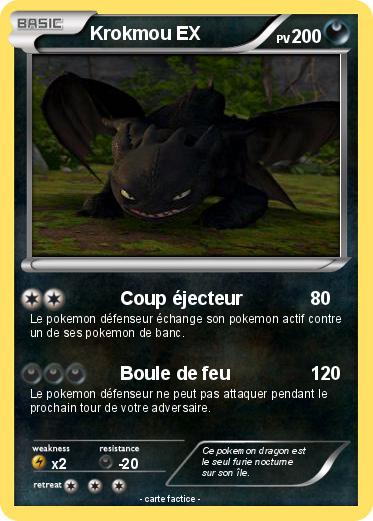 Pokemon Krokmou EX