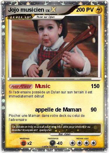 Pokemon Jojo musicien