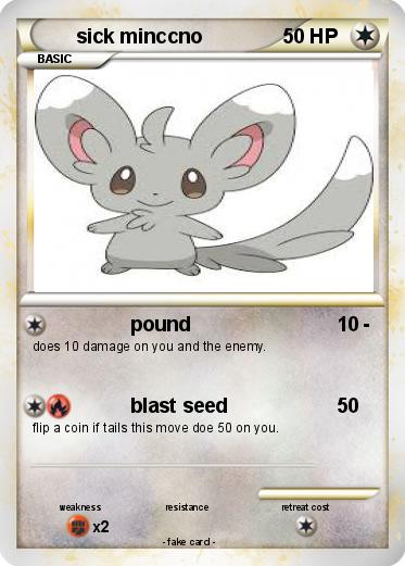 Pokemon sick minccno