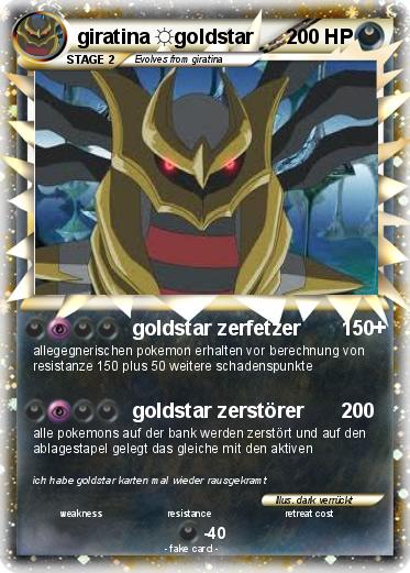 Pokemon giratina ☼goldstar