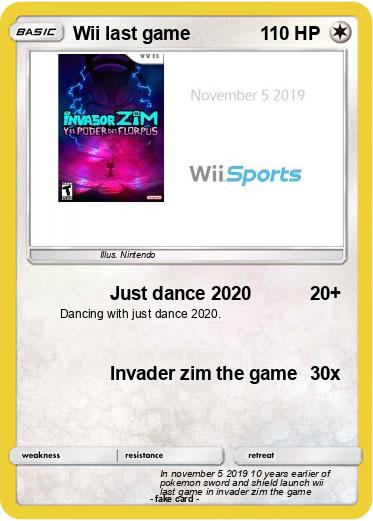 Pokemon Wii last game