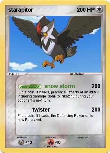 Pokemon starapitor