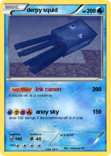 Pokemon derpy squid